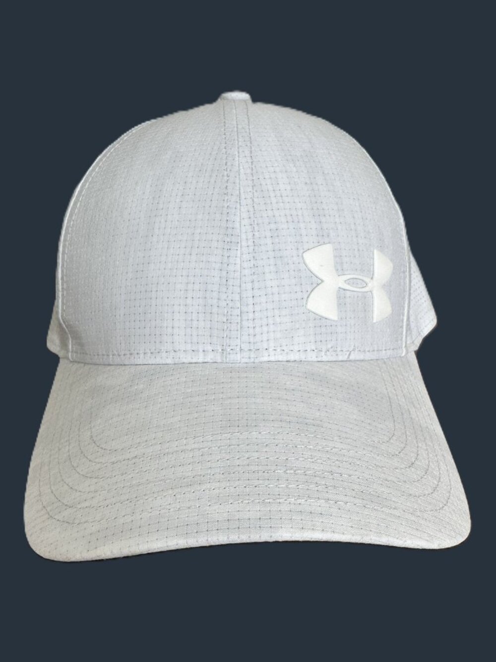 Under Armour Vent Low Men's Stretch Fit Cap size L / XL White UA Baseball Cap